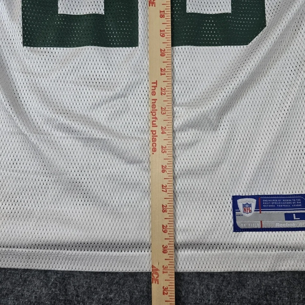 Vintage Reebok NFL Green Bay Packers Ahmad Carroll #28 White Away Jersey Mens L